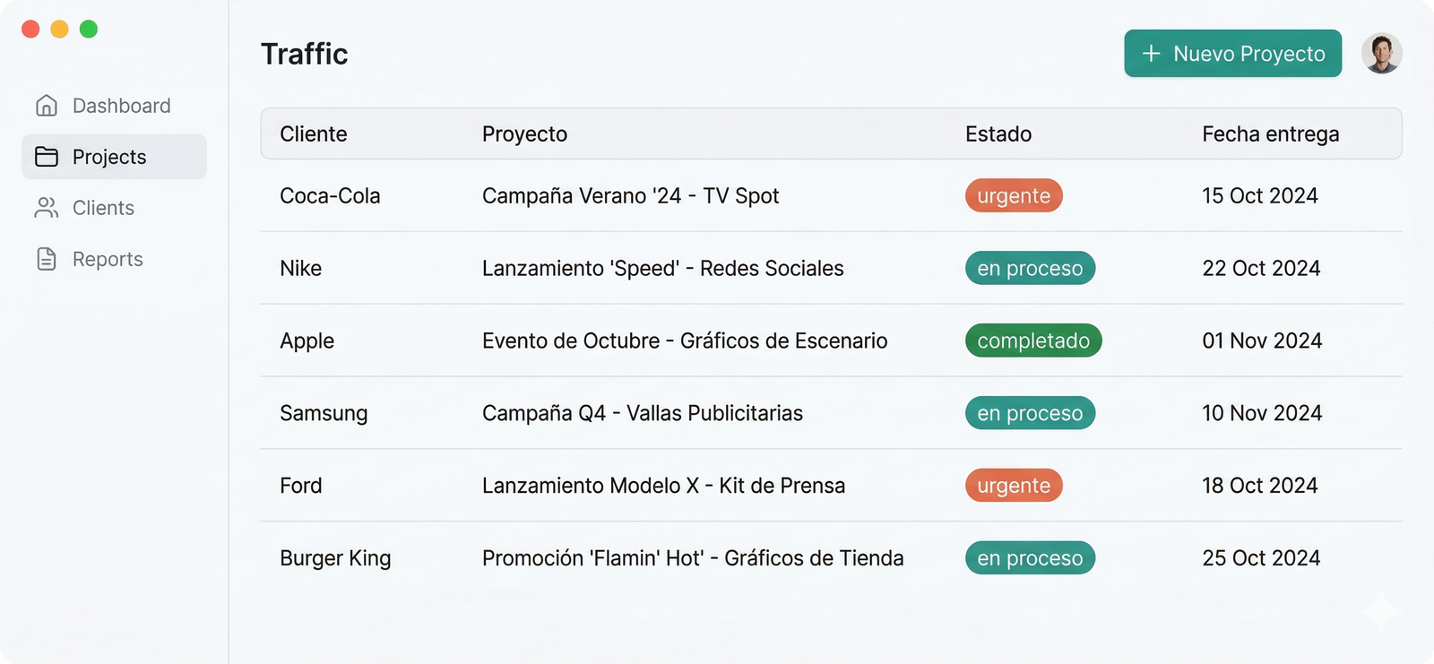 Trasys — Sistema de Tráfico